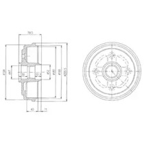 Тормозный барабан DELPHI BF400