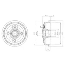 Тормозный барабан DELPHI BF434