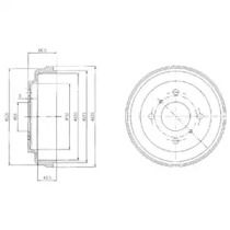 Тормозный барабан DELPHI BF481