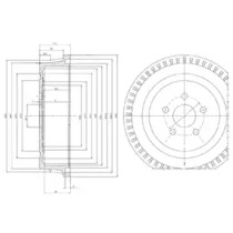 Тормозной барабан DELPHI BF515