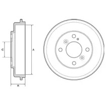 Тормозный барабан DELPHI BF525