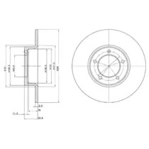 Тормозной диск DELPHI BG2021