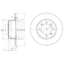 Тормозной диск DELPHI BG2112