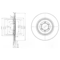 Тормозной диск DELPHI BG2186