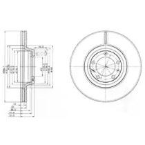 Тормозной диск DELPHI BG2199