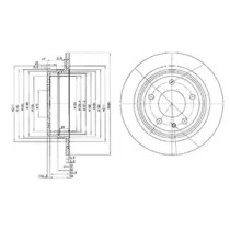 Тормозной диск DELPHI BG2211