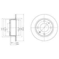 Тормозной диск DELPHI BG2220