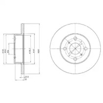 Тормозной диск DELPHI BG2254