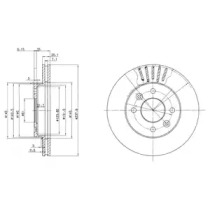 Тормозной диск DELPHI BG2282C