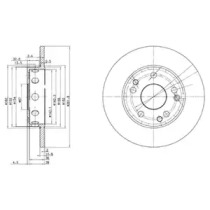 Тормозной диск DELPHI BG2288