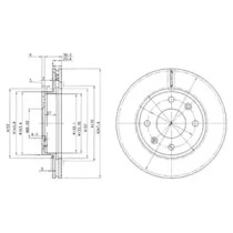 Тормозной диск DELPHI BG2292