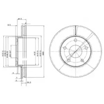 Тормозной диск DELPHI BG2346