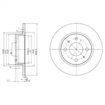 Тормозной диск DELPHI BG2379