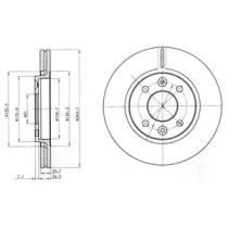 Тормозной диск DELPHI BG2403