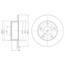 Тормозной диск DELPHI BG2410