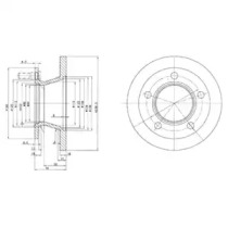 Тормозной диск DELPHI BG2494