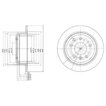 Тормозной диск DELPHI BG2515