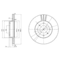 Тормозной диск DELPHI BG2567