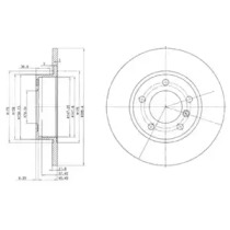 Тормозной диск DELPHI BG2622