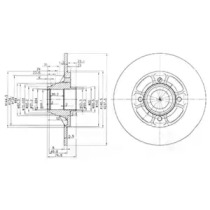 Тормозной диск DELPHI BG2638