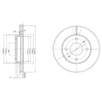 Тормозной диск DELPHI BG2657