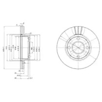 Тормозной диск DELPHI BG2668