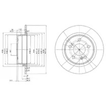 Тормозной диск DELPHI BG2676