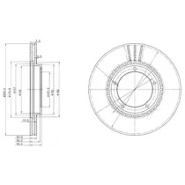 Тормозной диск DELPHI BG2692