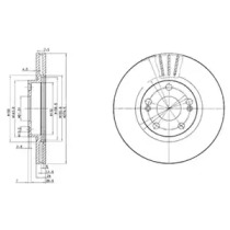 Тормозной диск DELPHI BG2697