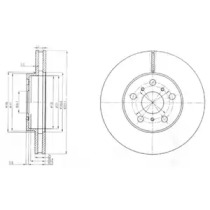 Тормозной диск DELPHI BG2711