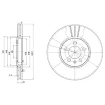 Тормозной диск DELPHI BG2729