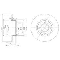 Тормозной диск DELPHI BG2752