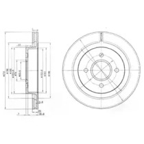 Тормозной диск DELPHI BG2758