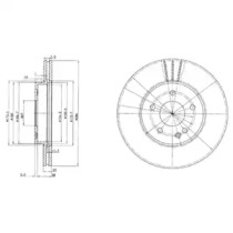 Тормозной диск DELPHI BG2768