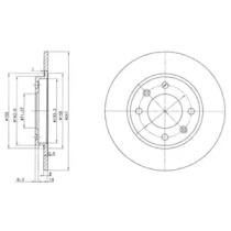 Тормозной диск DELPHI BG2800