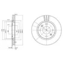 Тормозной диск DELPHI BG2871