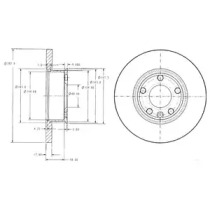 Тормозной диск DELPHI BG2898