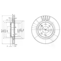 Тормозной диск DELPHI BG2899