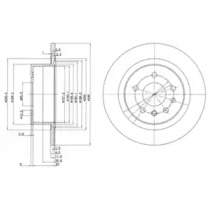 Тормозной диск DELPHI BG2986