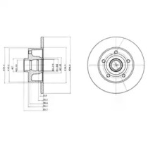 Тормозной диск DELPHI BG3030