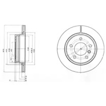 Тормозной диск DELPHI BG3041