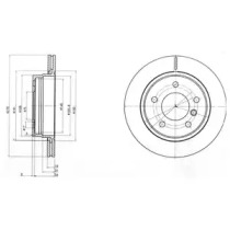 Тормозной диск DELPHI BG3041C