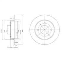 Тормозной диск DELPHI BG3070