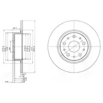 Тормозной диск DELPHI BG3076