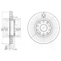 Тормозной диск DELPHI BG3078