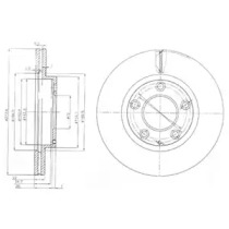 Тормозной диск DELPHI BG3085