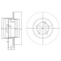 Тормозной диск DELPHI BG3089