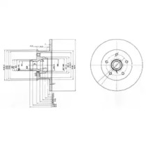 Тормозной диск DELPHI BG310