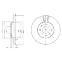 Тормозной диск DELPHI BG3124