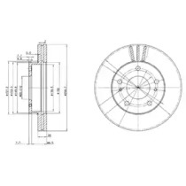 Тормозной диск DELPHI BG3127